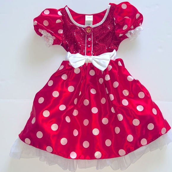 (10) Disney Store Classic Minnie Mouse Quality Costume Halloween Tule & Glitz - Picture 8 of 13